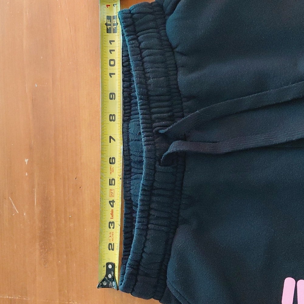 Bioworld Black Sanrio Melody Kuromi XS Jogger Sweatpants - Picture 4 of 6